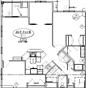 Floor plan for 2 beds, 2 baths, 1474 sqft